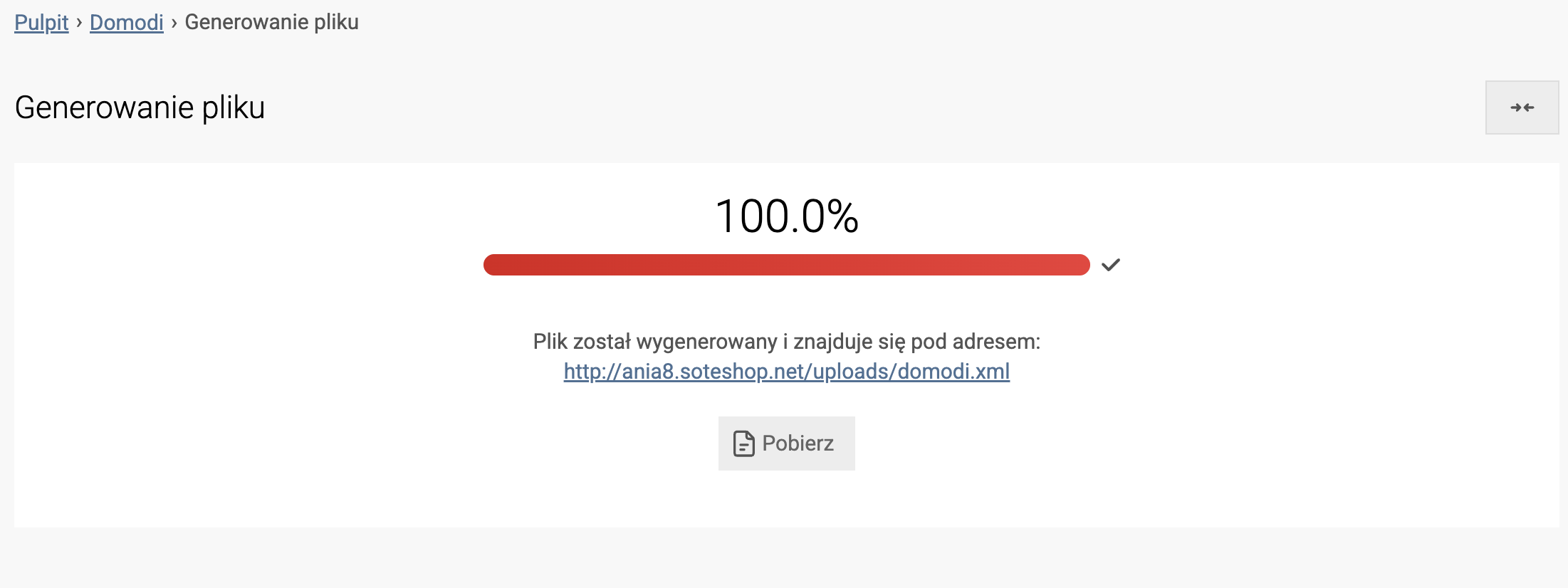 Oferta sklepu dostępna dla Domodi